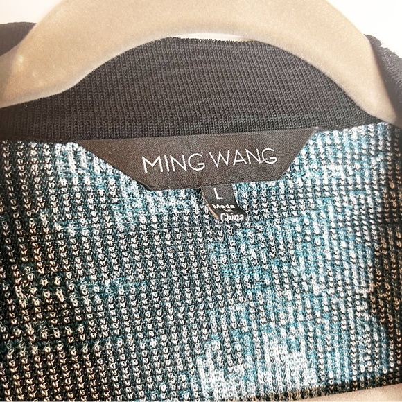 Ming Wang | Bracelet Sleeve Jacquard Jacket L - Picture 4 of 4